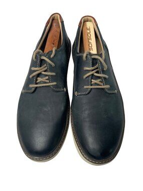 Johnston & Murphy (J&M) Men's Navy Sheepskin McGuffey Oxford Loafer, 9